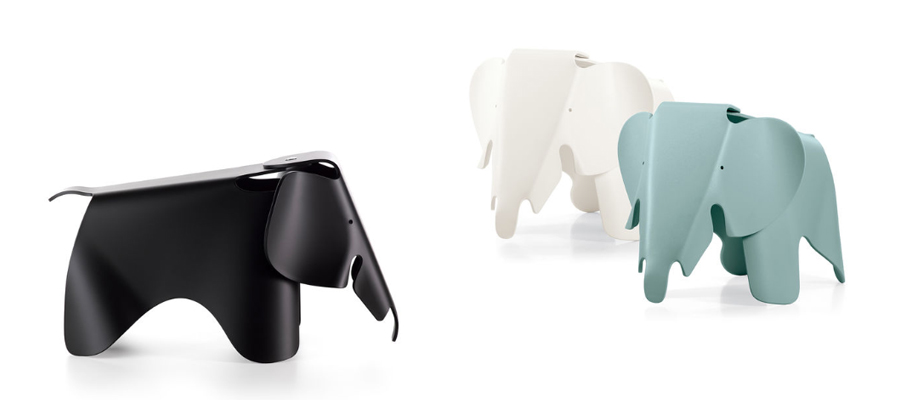 Elefante disegnato da Charles e Ray Eames, oggetto di design.